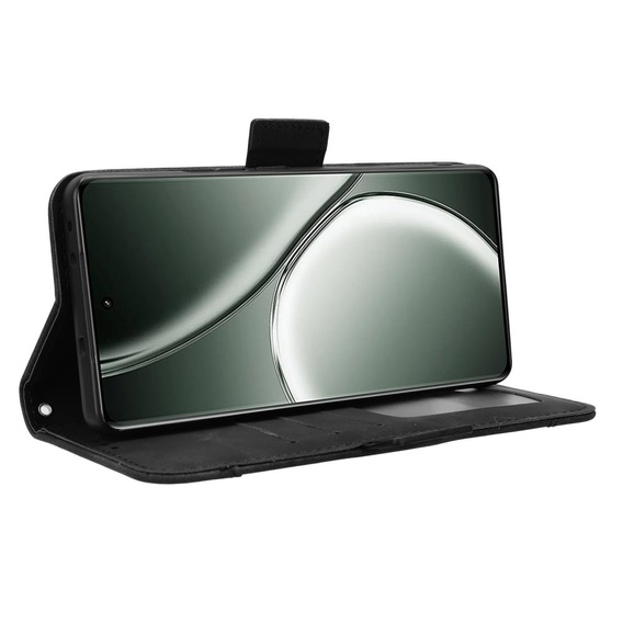 Откидной чехол для Realme GT 6 / 6T, Card Slot, чёрный