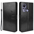 Футляр з клапаном для Infinix Hot 11s, Crazy Horse Wallet, чорний