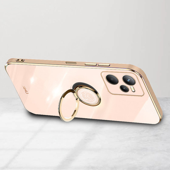 Чехол до Realme C35, Electro Ring, розовый