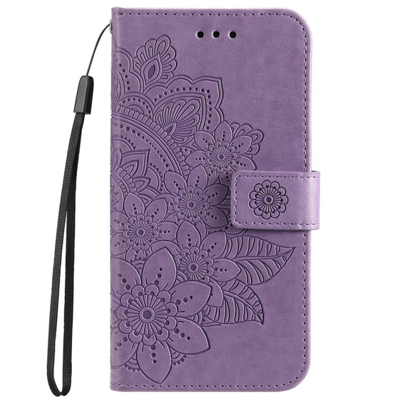 Откидной чехол для Samsung Galaxy A53 5G, Mandala Flower, фиолетовый