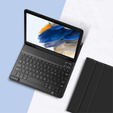 Чехол + клавиатура Samsung Galaxy Tab A8 10.5, Leather Pen Slot, чёрный