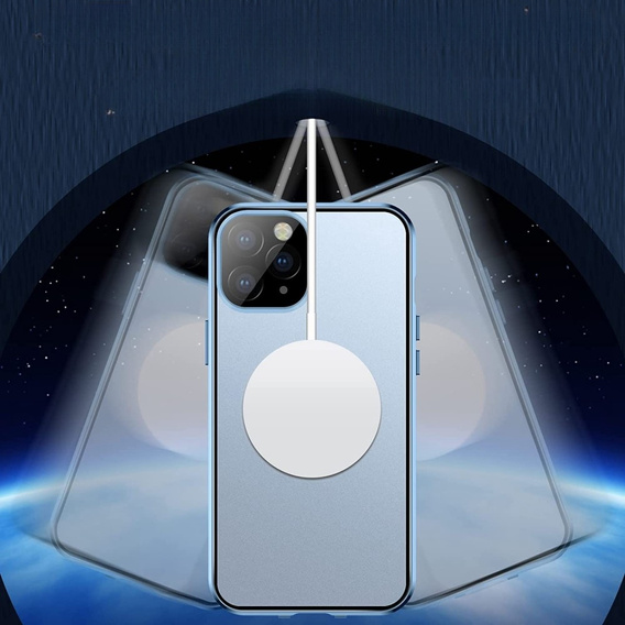 Магнітний чохол Dual Glass MagSafe для iPhone 13 Pro Max, м'яти