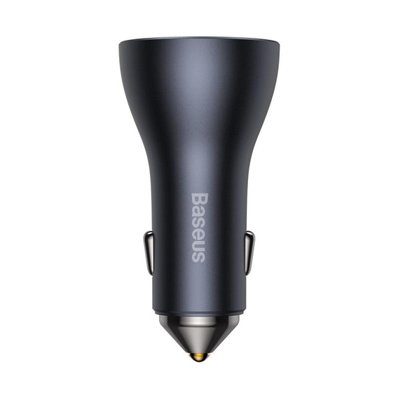 Baseus Автомобільний зарядний пристрій  2-Port USB i USB Type-C PD40W/QC3.0 - Grey