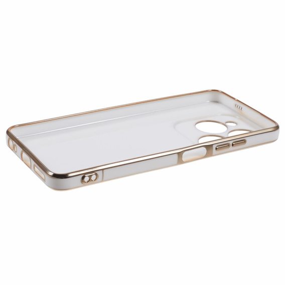 Чохол для Infinix Hot 40i, Glamour CamShield, білий