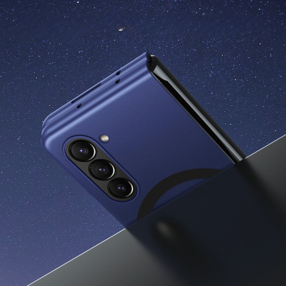 Чехол Skin-touch для Samsung Galaxy Z Fold5 5G, MagSafe, синий