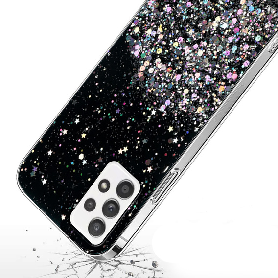 Чoхол до Samsung Galaxy A52 / A52s, Glittery, чорний