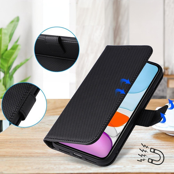 Чохол-книжка для Samsung Galaxy M15 5G, Wallet Smart Magnet, чорний