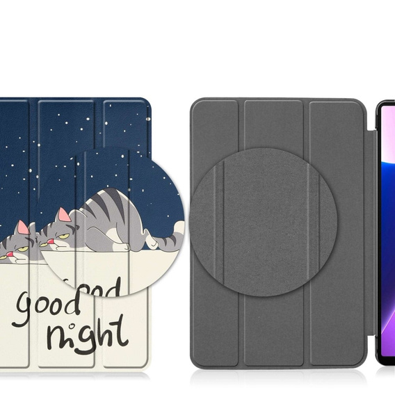 Чохол для Lenovo Tab M10 Plus 10.6 Gen 3 TB-125F TB-128F, Smartcase, sleeping cat
