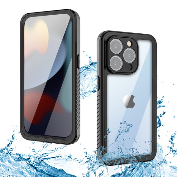 Водонепроникний чохол IP68 для iPhone 15 Pro, чорний