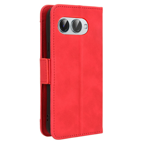 Откидной чехол для T Phone 3 5G, Card Slot, красный