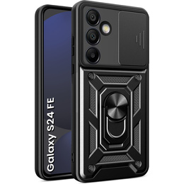Чехол NOX Camera Slide Samsung Galaxy S24 FE, CamShield Slide, чёрный