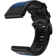 Силиконовый ремешок для Garmin Fenix 5/6/7 Forerunner 945/935, Dark Blue / Black