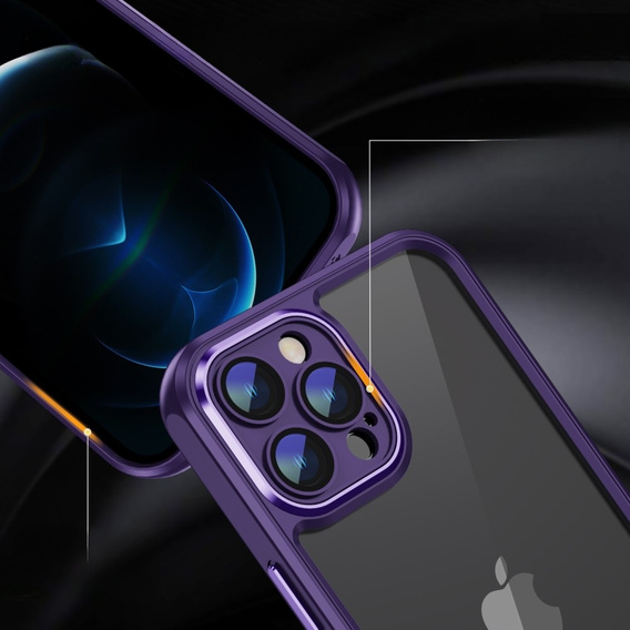 Чехол для iPhone 12 Pro, ERBORD Impact Guard, тёмно-фиолетовый