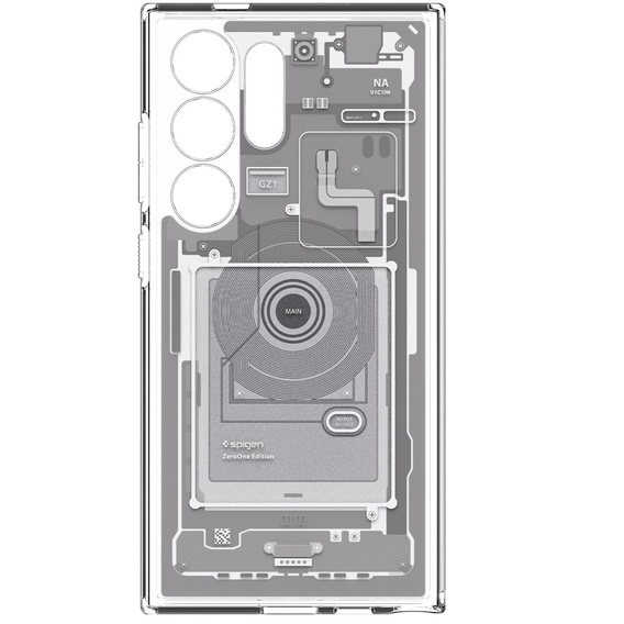 Чехол Spigen до Samsung Galaxy S23 Ultra, Ultra Hybrid, прозрачный