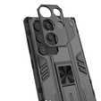 Чoхол до Samsung Galaxy S22 Ultra 5G, Military kickstand, чорний