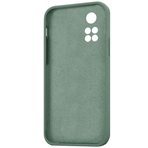 Чехол до Xiaomi Redmi Note 11 / 11S, Silicone Lite, зелёный