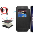 Откидной чехол для Samsung Galaxy S25, RFID Wallet MagSafe CamShield, чёрный