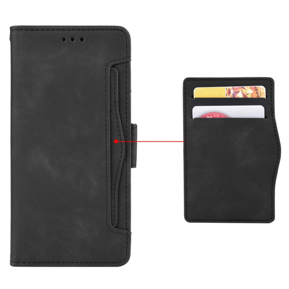 Футляр з клапаном для Infinix Zero 30 5G, Card Slot, чорний