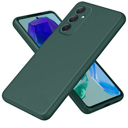 Чoхол до Samsung Galaxy M55 5G, Silicone Lite, темно-зелений