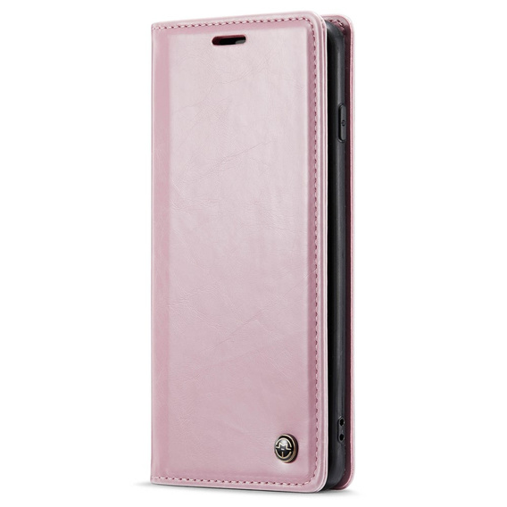 Флип-кейс CASEME для Samsung Galaxy S10+ Plus, Waxy Textured, розовый