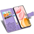 Откидной чехол для Honor 400 5G, Butterfly, фиолетовый