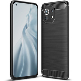 Чoхол до Xiaomi Mi 11, Carbon, чорний