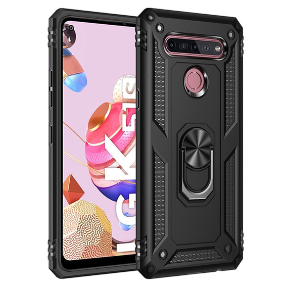 Броньований Чoхол до LG K51S, Nox Case Ring, чорний