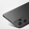 чехол MOFI для Xiaomi Redmi Note 12 Pro+ 5G, тонкий, чёрный