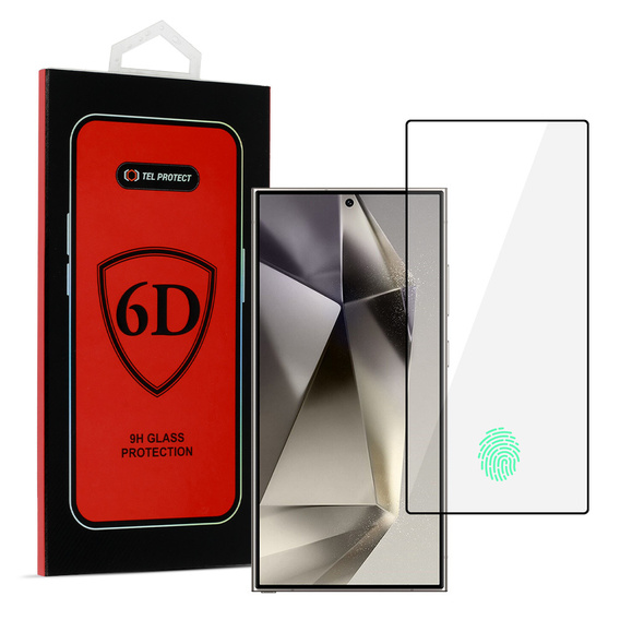 2x Загартоване скло для Samsung Galaxy S24, ERBORD 3D для всього екрану