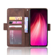 Футляр з клапаном для Xiaomi Redmi Note 8T, Card Slot, коричневий