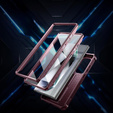 Бронированный чехол для Samsung Galaxy S24 Ultra, Dexnor Full Body (Two Frames), красный