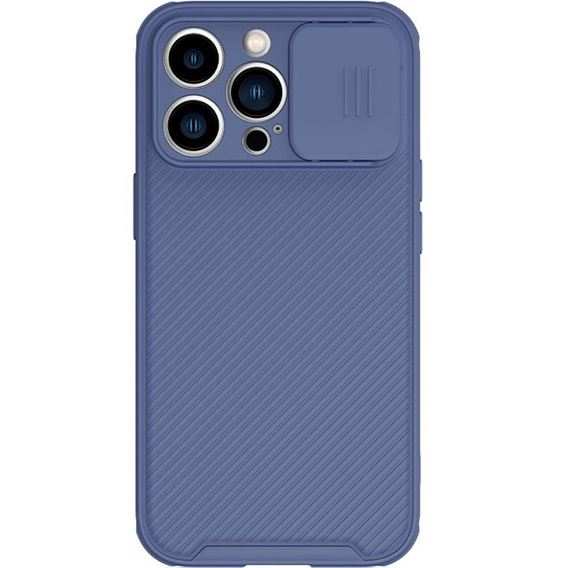 Чехол для iPhone 14 Pro Max, Camera Slide, синий
