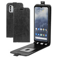 Откидной чехол для Nokia G60 5G, Flip, чёрный