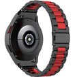 Браслет Stainless для  Samsung Galaxy Watch 4 / 4 Classic - Black/Red