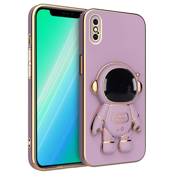 Чoхол до iPhone X / XS, Astronaut, фіолетовий