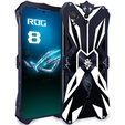 Броньований чохол для ASUS ROG Phone 8 Pro, Aluminum Alloy, чорний