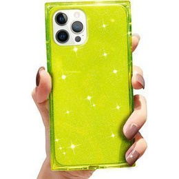 Чехол Square Glitter до iPhone 12 Pro, Green