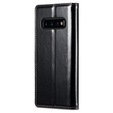 Флип-кейс CASEME для Samsung Galaxy S10+ Plus, Waxy Textured, чёрный