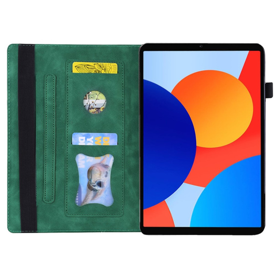Чохол для Xiaomi Redmi Pad SE 8.7, Classic, з місцем для стилуса, зелений