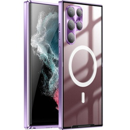 Защитный чехол для камеры Samsung Galaxy S22 Ultra, CamShield MagSafe, прозрачный / фиолетовый