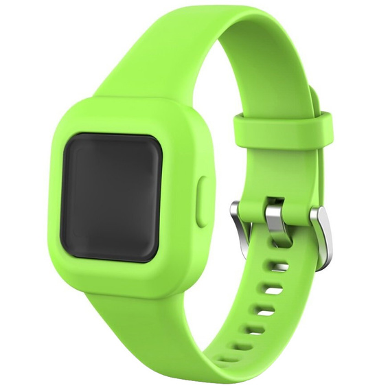 Силиконовый ремешок для Garmin Vivofit jr 3 - зелёная