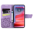 Чохол-книжка для Motorola Edge 50 Ultra, Butterfly, фіолетовий