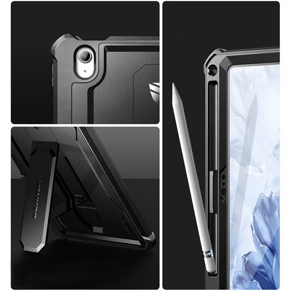 Броньований чохол для iPad 10.9 2022 10 Gen, Dexnor Full Body, чорний
