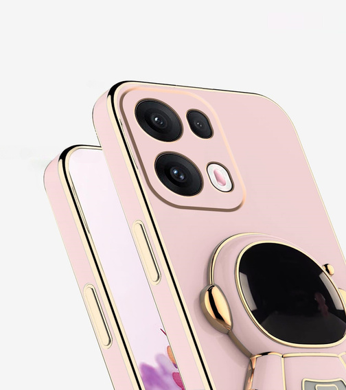 Чехол до Oppo Reno 13, Astronaut, розовый