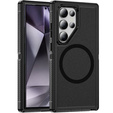 Чехол с рамкой для Samsung Galaxy S24 Ultra, для MagSafe, чёрный