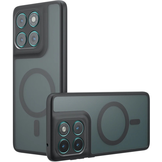 Чохол для Motorola Edge 60 / 60 Fusion, для MagSafe, ERBORD Matt Case, чорний