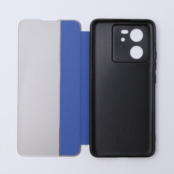 Чехол для Xiaomi 13T / 13T Pro, с откидной крышкой Side View, синий