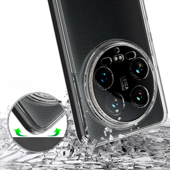 Чехол до Xiaomi 14 Ultra, Fusion Hybrid, прозрачный