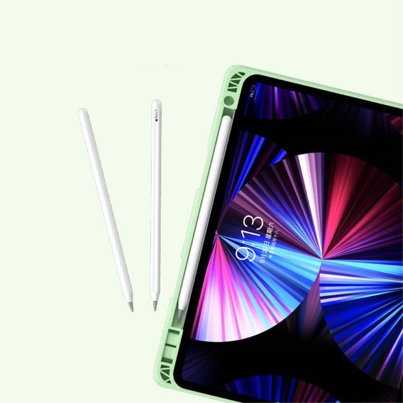 Чехол + клавиатура iPad Air 10.9 4 2020 / 5 2022, Touchpad, зелёный