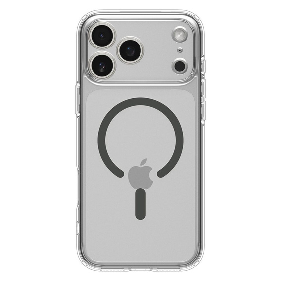 Чехол Spigen Ultra Hybrid MagSafe для iPhone 17 Pro, прозрачный / графитовый
